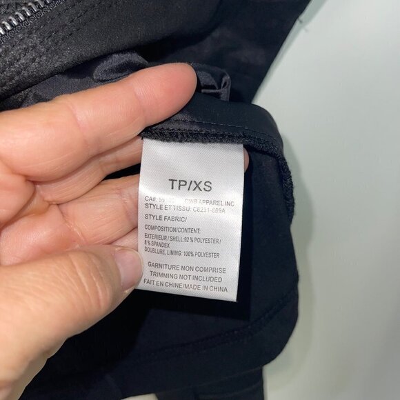 Charlie B Womens Jacket Size Extra Small Faux Black Suede Perfecto Classic - Picture 11 of 13